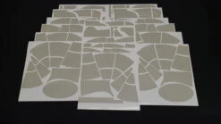 MPMMS02 - 1/1400 4-COLOUR Aztec Paint Mask Set For AMT/Round2's Enterprise D Kit