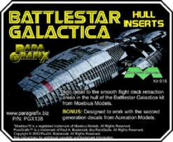 Paragrafix PGX138 - 1/4105 Battlestar Galactica (2003) Hull Inserts