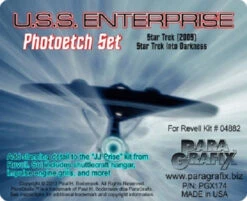 Paragrafix PGX174 - 1/500 Star Trek 2009 USS Enterprise Photoetch Set FOR KIT: Revell GMBH 08442