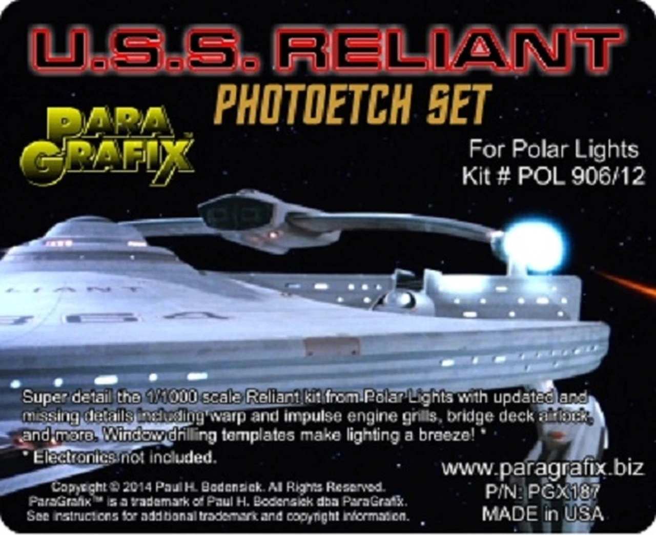 Paragrafix PGX187 - 1/1000 Reliant Photoetch Set For POL906 1 Paragrafix PGX187 - 1/1000 Reliant Photoetch Set For POL906