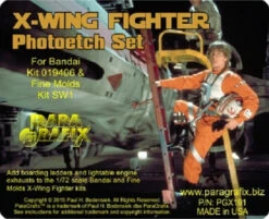 Paragrafix PGX191 - 1/72 X-Wing Fighter Photoetch Set For Bandai / Finemolds