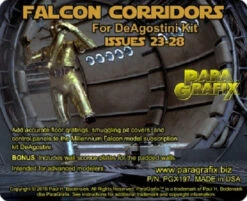Paragrafix PGX197 - 1/43 DeAgostini Falcon Corridors Photoetch Set