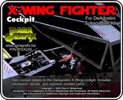 Paragrafix PGX228 - 1/18 X-Wing Detail Set For DeAgostini Kit