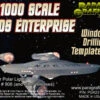 Paragrafix PGX231 - 1/1000 TOS Enterprise Window Drilling Templates For POL908