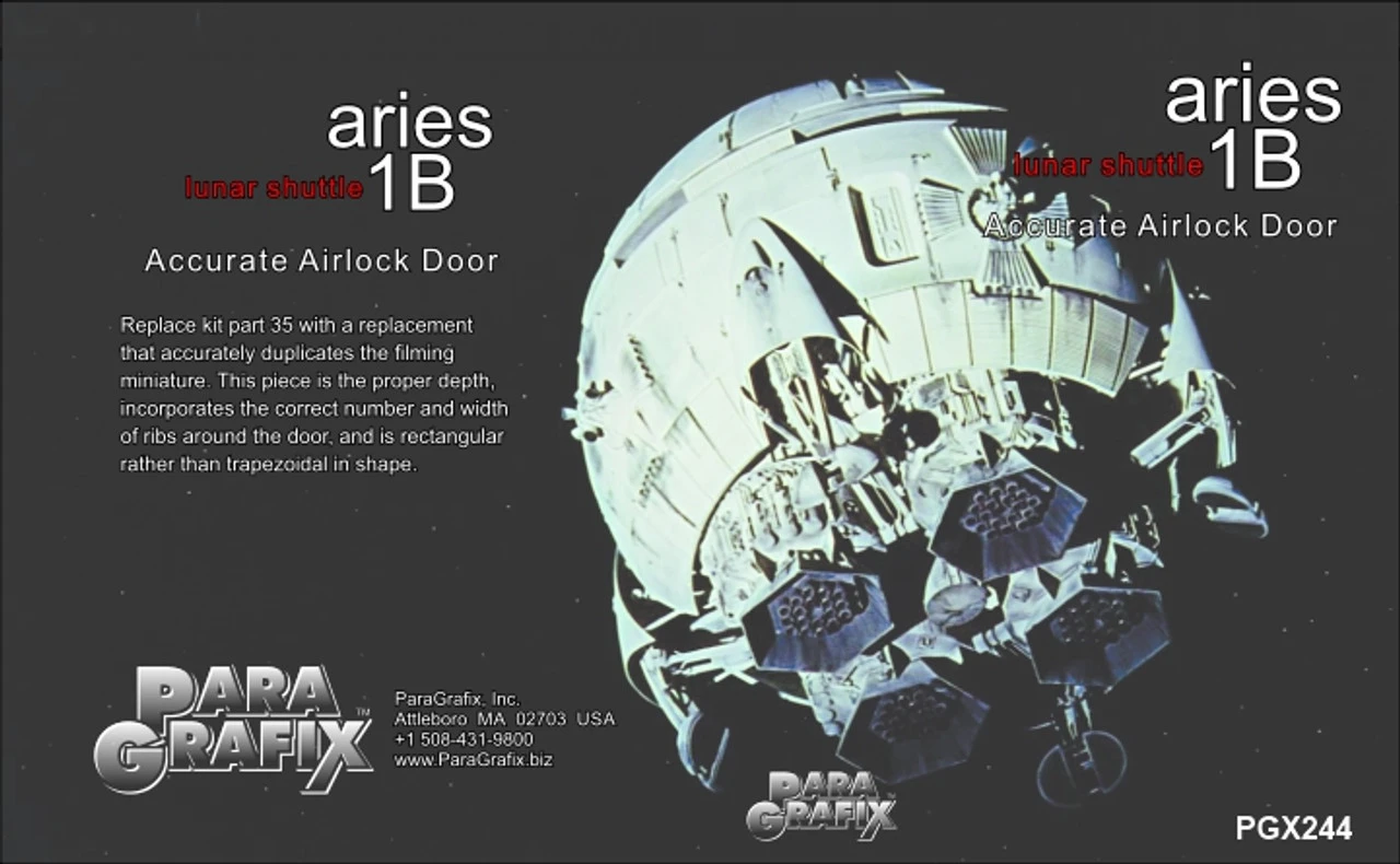 Paragrafix PGX244 - 1/48 NEW! Aries 1B Accurate Airlock Door 1 Paragrafix PGX244 - 1/48 NEW! Aries 1B Accurate Airlock Door