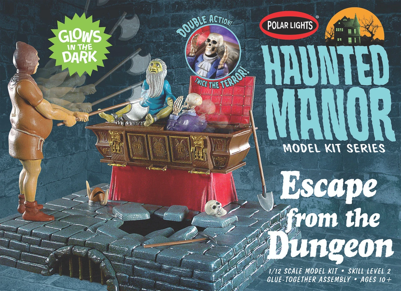 Polar Lights POL972 - 1/12 Haunted Manor: Escape From The Dungeon Model Kit 1 Polar Lights POL972 - 1/12 Haunted Manor: Escape From The Dungeon Model Kit