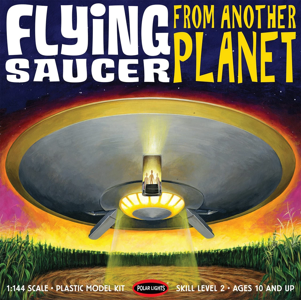 Polar Lights POL985 - 1/144 12" C57D Flying Saucer Model Kit 1 Polar Lights POL985 - 1/144 12" C57D Flying Saucer Model Kit