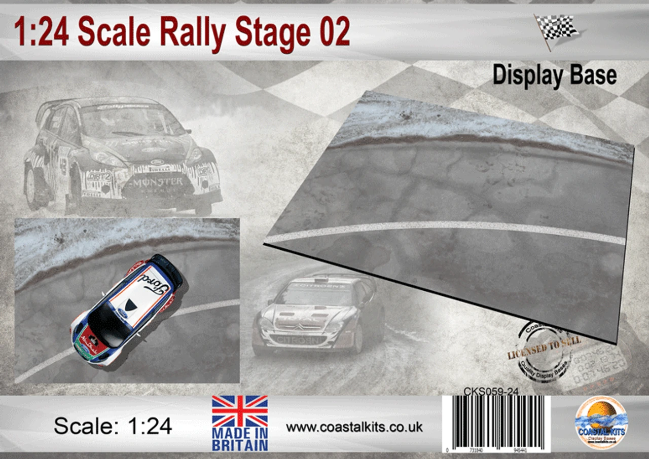 Coastal Kits CKS059-24 - 1:24 Scale Rally Stage 02 Display Base 1 Coastal Kits CKS059-24 - 1:24 Scale Rally Stage 02 Display Base