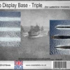 Coastal Kits CKS220T - Ship Display Base - Triple For Waterline Models