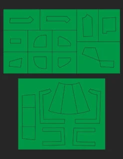 Green Strawberry AM007 - 1/72 A-Wing Starfighter Painting Masks