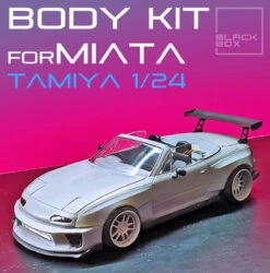 Resin Printed Complete Bodykit & Hardtop For Tamiya 24085 1/24 Miata / Eunos Roadster (May Fit Others)
