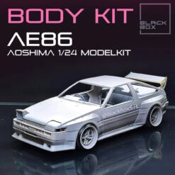 1/24 Toyota AE86 Sprinter Trueno Model Kit & Resin Printed Complete Bodykit And Louver Bundle -Model Toy Kit Store a1 69532 84459 64496.1675044989