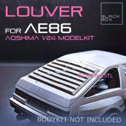 1/24 Toyota AE86 Sprinter Trueno Model Kit & Resin Printed Complete Bodykit And Louver Bundle -Model Toy Kit Store a2 1 07593 40762 57186.1675044989