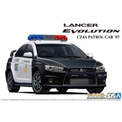 Aoshima 06282 - 1/24 MITSUBISHI CZ4A LANCER EVOLUTION X POLICE CAR '07 TAIPEI MUNICIPAL POLICE BUREAU MODEL KIT