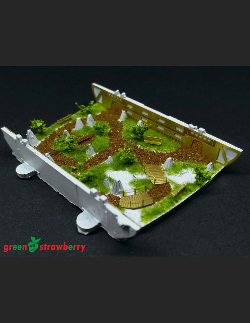 Green Strawberry 03217-1/350 Arboretum For U.S.S. Enterprise Photoetch & Detail Set 2 Green Strawberry 03217-1/350 Arboretum For U.S.S. Enterprise Photoetch & Detail Set - Image 2