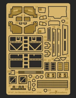 Green Strawberry 03117-1_144 AT-AT Photoetch Set