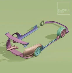 Resin Printed Complete Bodykit For Tamiya 1/24 Supra MK4 (May Fit Others) -Model Toy Kit Store b2 87284.1665133372