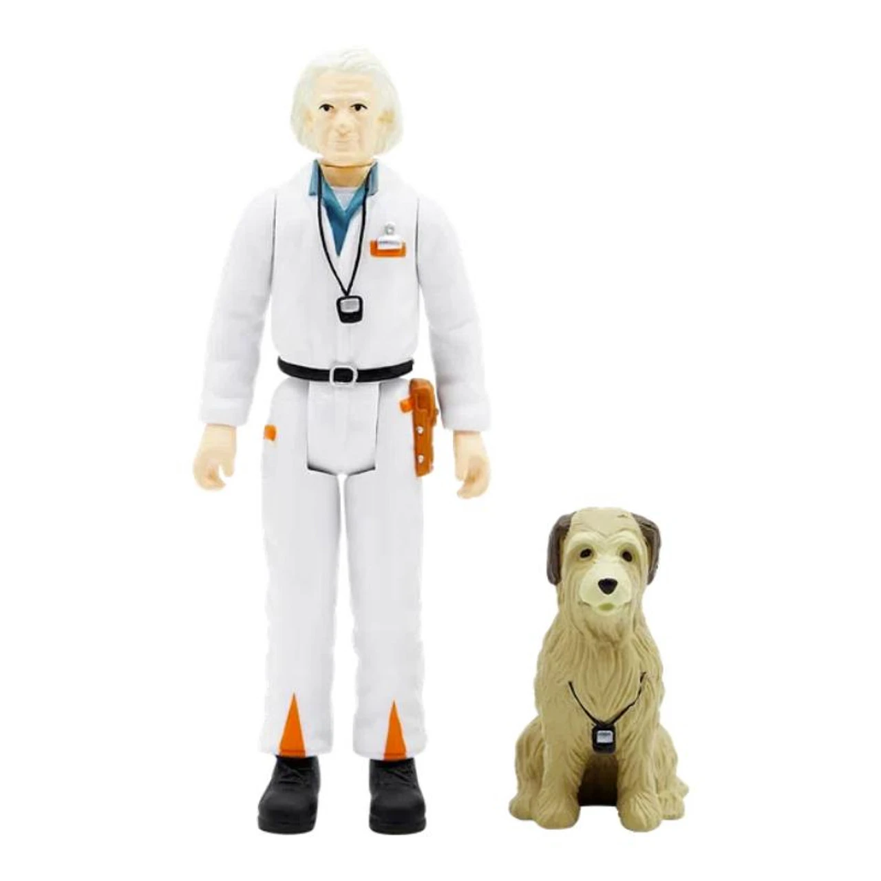 ReAction Figures - 3.75" BTTF 80's Doc Brown Action Figure 2 ReAction Figures - 3.75" BTTF 80's Doc Brown Action Figure - Image 2
