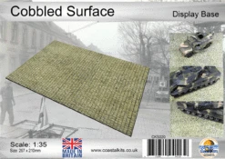 Coastal Kits CKS020 - 1/35 Scale Cobbled Surface Display Base