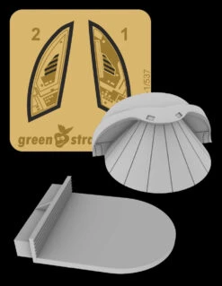 Green Strawberry 12421-1/537 - Constitution Class (refit) - Hangar Entrance Resin & Photoetch Set