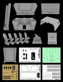 Green Strawberry 14721-1/72 - Danube Class - Habitat Mission Module Resin & Photoetch Set