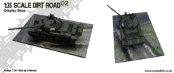 Coastal Kits CKS501-35 - 1:35 Scale Dirt Road 02 Display Base -Model Toy Kit Store dirt road T62 02095.1633021511