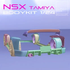 Resin Printed Complete Bodykit For Tamiya 24100 1/24 NSX (May Fit Others) -Model Toy Kit Store e4 80049.1654986199