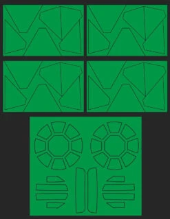 Green Strawberry AM005 - 1/72 First Order Special Forces TIE Fighter Painting Masks