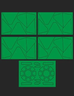 Green Strawberry AM004 - 1/72 First Order TIE Fighter Painting Masks