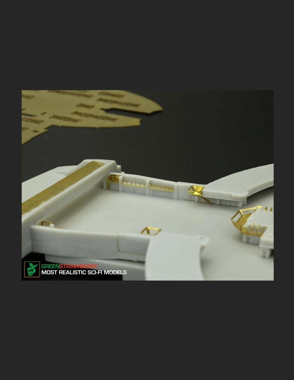 Green Strawberry 13321-1/1400 - Galaxy Class - Hangars Photoetch And Resin Detail Set 3 Green Strawberry 13321-1/1400 - Galaxy Class - Hangars Photoetch And Resin Detail Set - Image 3