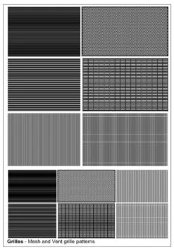 BECC GRILLES - Mesh & Vent Grilles Vinyl Detailing Sheet