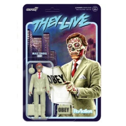 SUPER7 - THEY LIVE MALE GHOUL GITD REACTION FIGURE