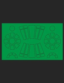 Green Strawberry AM015 - 1/144 Millennium Falcon - FM/Revell Painting Masks