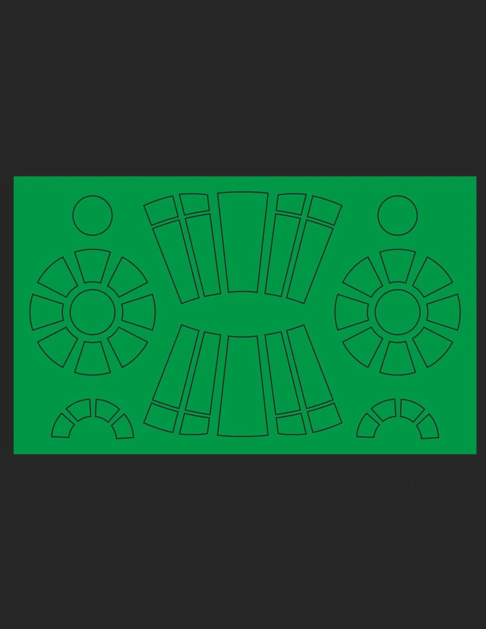 Green Strawberry AM015 - 1/144 Millennium Falcon - FM/Revell Painting Masks 1 Green Strawberry AM015 - 1/144 Millennium Falcon - FM/Revell Painting Masks