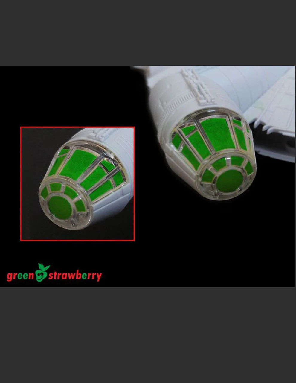 Green Strawberry AM001 - 1/144 "Millennium Falcon" Painting Masks 2 Green Strawberry AM001 - 1/144 "Millennium Falcon" Painting Masks - Image 2