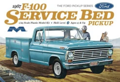 Moebius MMK1239 - 1/25 1967 FORD F-100 SERVICE BED Truck Model Kit