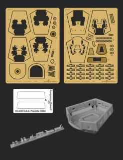 Green Strawberry 06218 - 1/350 NX-326 U.S.S. Franklin Resin & Photoetch Set