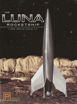 Pegasus Hobbies 9110 - Mini 1/350 The Luna Rocketship Model Kit