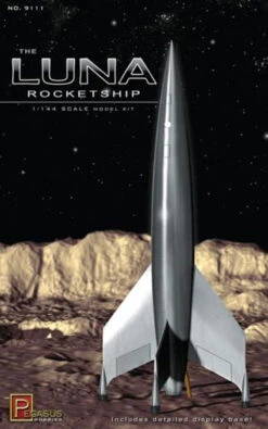 Pegasus Hobbies 9111 - 1/144 The Luna Rocketship Model Kit