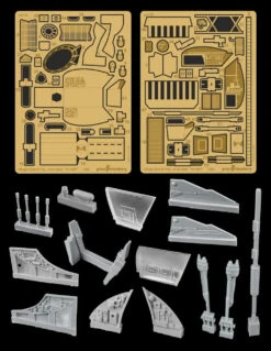 Green Strawberry 10520-1/350 Klingon Bird Of Prey - B´rel Class Photoetch & Resin Set