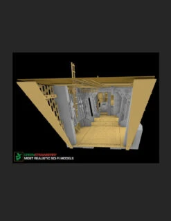 Green Strawberry 18422 - 1/72 "Razor Crest" - Cargo Bay - For AMT KIT -Model Toy Kit Store razor crest cargo bay preorder 7 60306.1680108338