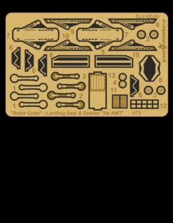 Green Strawberry 18722 - 1/72 "Razor Crest" - Landing Gear & Exterior For AMT KIT