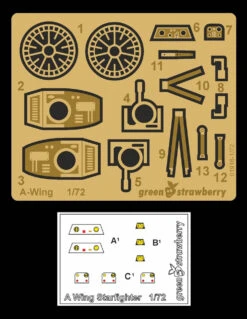 Green Strawberry 2002-1/72 - RZ 1 A-Wing (Bandai 1/72) - JUNIOR/BASIC