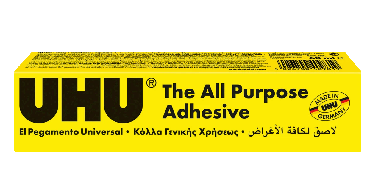 UHU® UHU All Purpose Adhesive 60ml Strong Clear Glue 1 UHU® UHU All Purpose Adhesive 60ml Strong Clear Glue