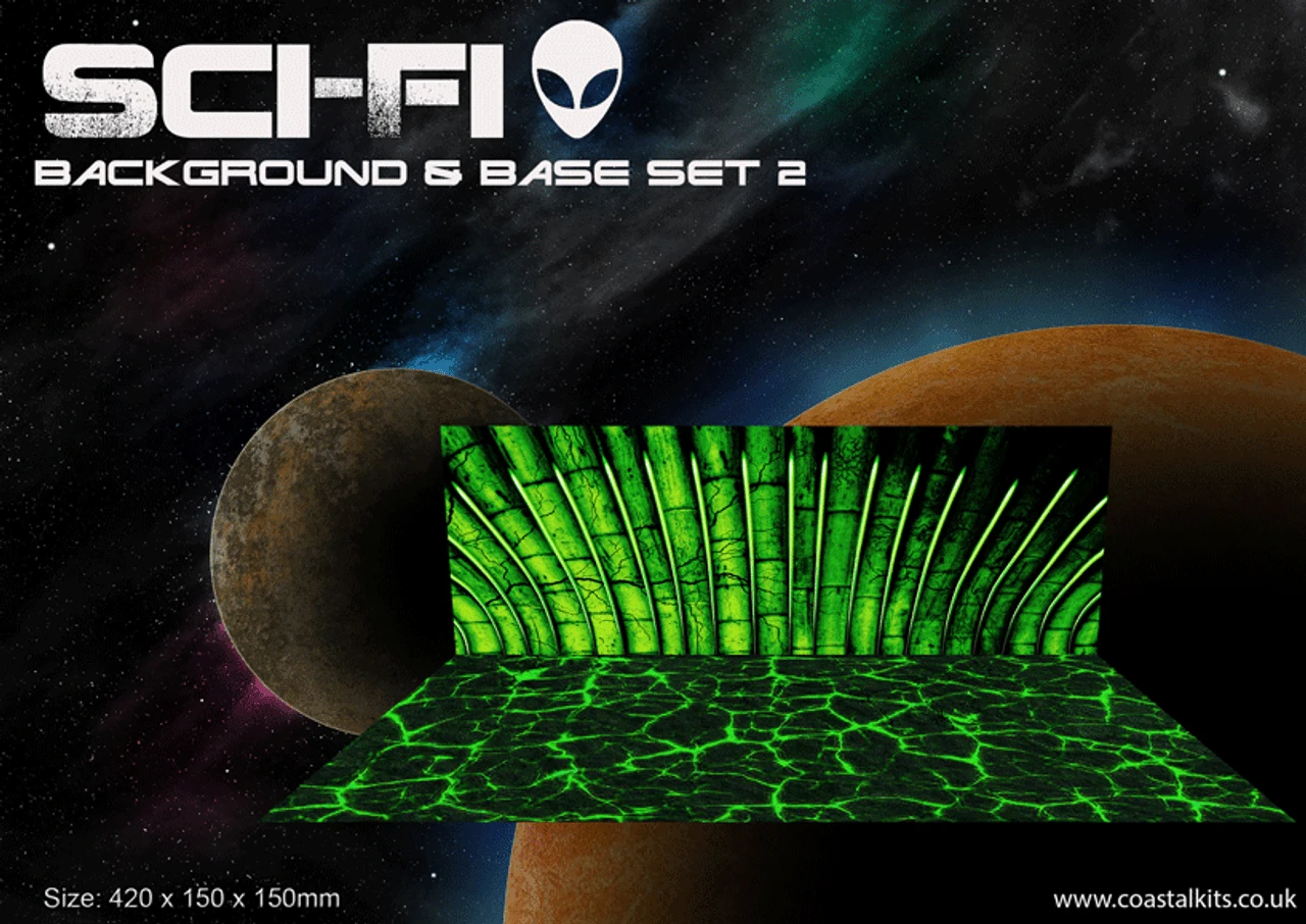 Coastal Kits CKSFBB02 - SciFi Base & Background Set 2 2 Coastal Kits CKSFBB02 - SciFi Base & Background Set 2 - Image 2