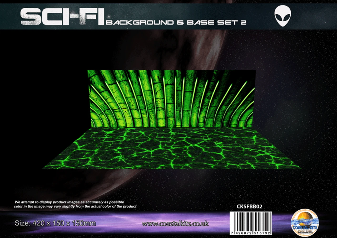 Coastal Kits CKSFBB02 - SciFi Base & Background Set 2 1 Coastal Kits CKSFBB02 - SciFi Base & Background Set 2