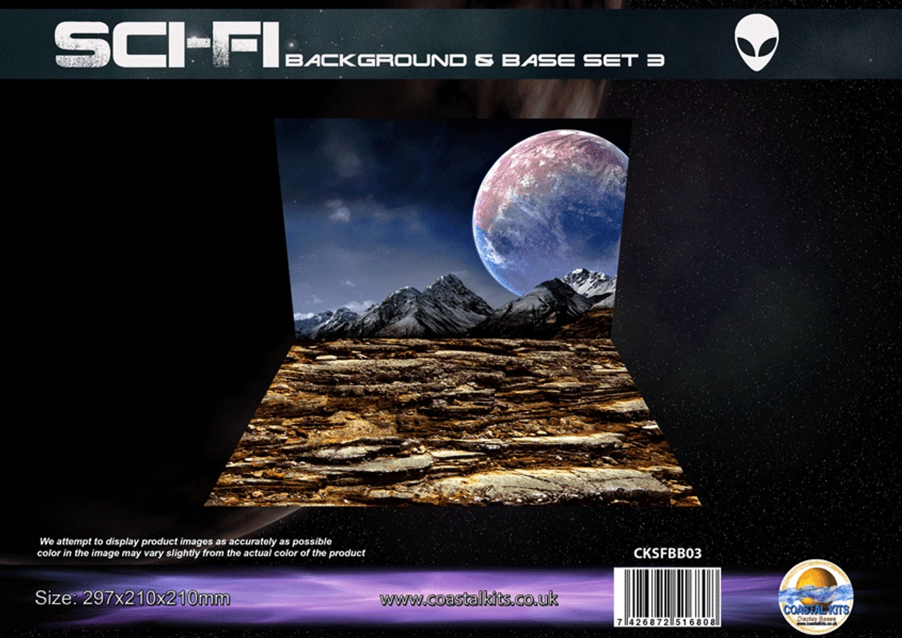 Coastal Kits CKSFBB03 - SciFi Base & Background Set 3 1 Coastal Kits CKSFBB03 - SciFi Base & Background Set 3