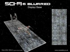 Coastal Kits CKSF105B - Sci-Fi 6 Blurred Display Base -Model Toy Kit Store scifi6 blurred ex2 85472.1633228045