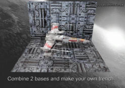 Coastal Kits CKSF105 - Sci-Fi 6 Display Base -Model Toy Kit Store scifi6 montage 2 64457.1633227878