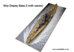 Coastal Kits CKS221W - Ship Display Base 2 With Waves (for Waterline Models) -Model Toy Kit Store ship 2 with waves ex2 81804.1633130248